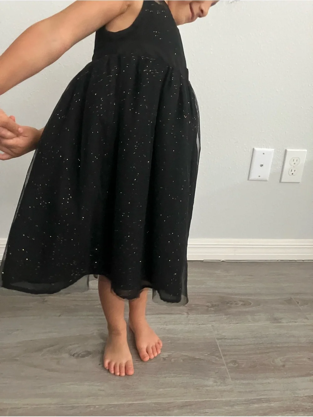 SPECIAL EDITIONS toddler girls' special occasion tulle black party dress | 3T